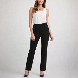 Joseph Ribkoff Black Pull On Straight Leg Pants Size 10